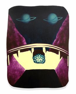 Painting, Night Car (Confrontation), Eliot Greenwald