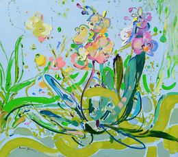 Painting, Lightness of an orchid, Helen Shukina