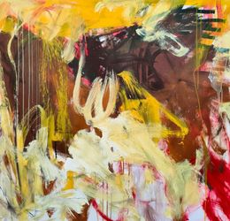 Painting, Yellow gesture, Emily Starck