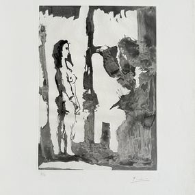 Print, Peintre et modèle aux cheveux longs, Pablo Picasso