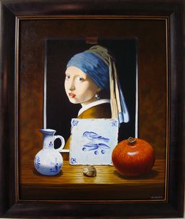 Gemälde, La jeune fille de Delft à la grenade, Jean-Pierre Walter
