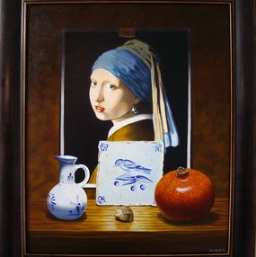 Peinture, La jeune fille de Delft à la grenade, Jean-Pierre Walter