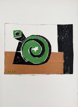 Print, Composition en Trois Couleurs, Pablo Picasso