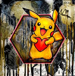Peinture, Hex Pikachu Love, Priscilla Vettese