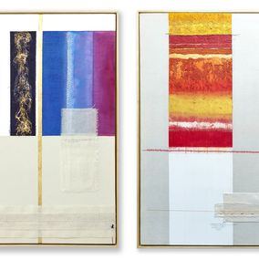 Gemälde, Intenciones del Silencio XIX and XX, Diptych, Angelica Chavarro Franco