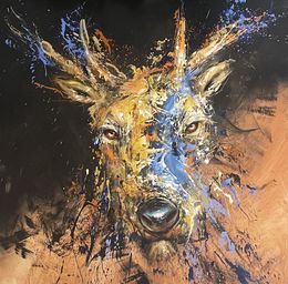 Painting, Le Cerf, Sax (Henry Blache)