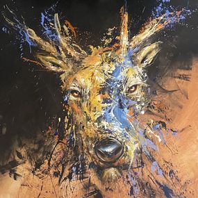 Peinture, Le Cerf, Sax (Henry Blache)