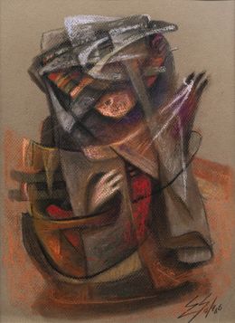 Dessin, Anthropomorphism I, Ezequiel Solano
