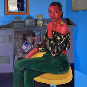 Painting, Melancholy 1, Aba Linus