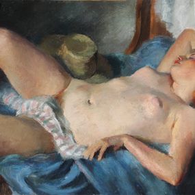 Pittura, Le repos du mdèle, Roger  Chapelain-Midy