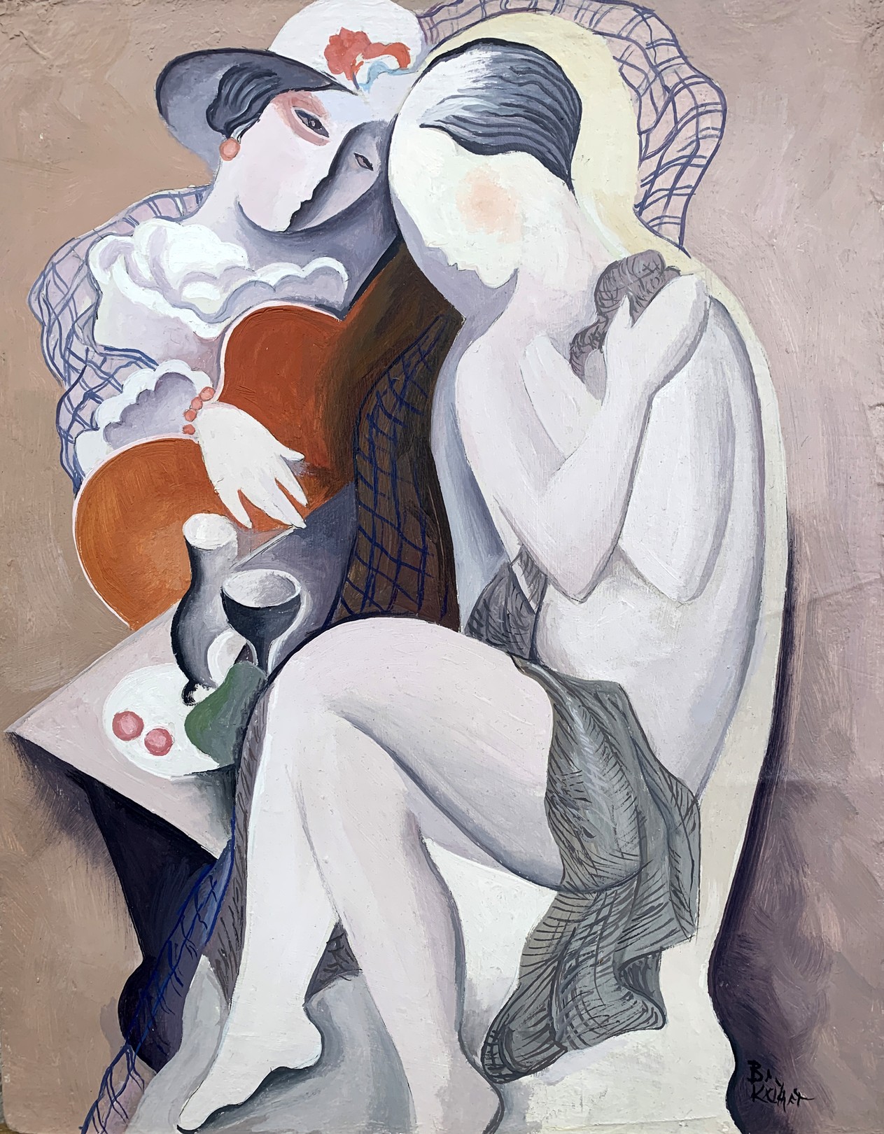 Viktor Konotopsky, Beautiful evening - (based on the artist Bella Kadar) Viktor Konotopsky, Beautiful evening - (based on the artist Bella Kadar)