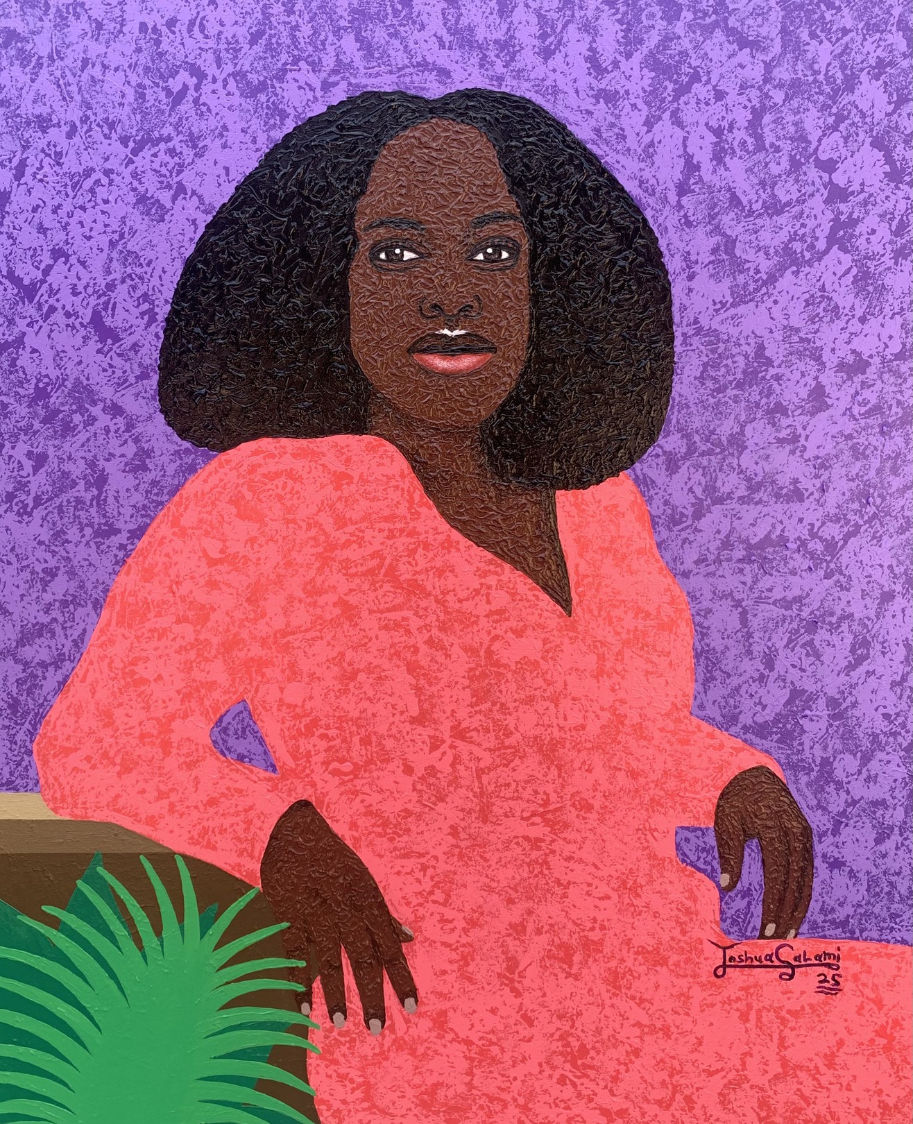 Joshua Salami, Beauty in Blackness - 21st Century, Contemporary, Figurative, Portrait, Modern Joshua Salami, Beauty in Blackness - 21st Century, Contemporary, Figurative, Portrait, Modern