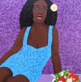 Painting, Princess of Dominance - 21st Century, Contemporary, Figurative, Portrait, Modern, Joshua Salami