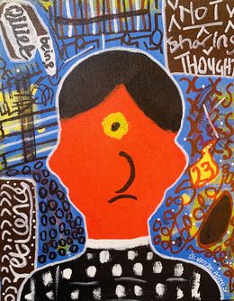 Gemälde, Reticence, Olumide Ajayi