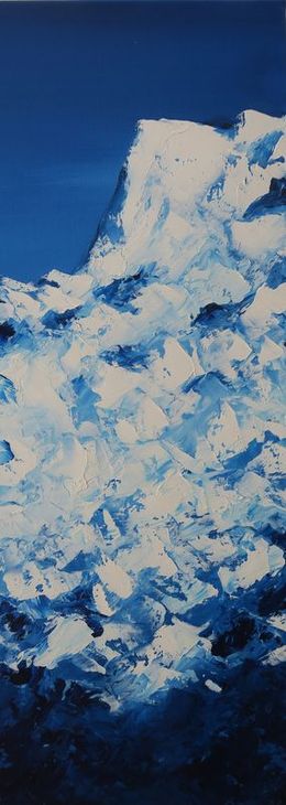 Peinture, Nuit avec l'Ours, Nathalie Le Reste