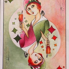 Pittura, Dame de carreau, Véronique Clanet