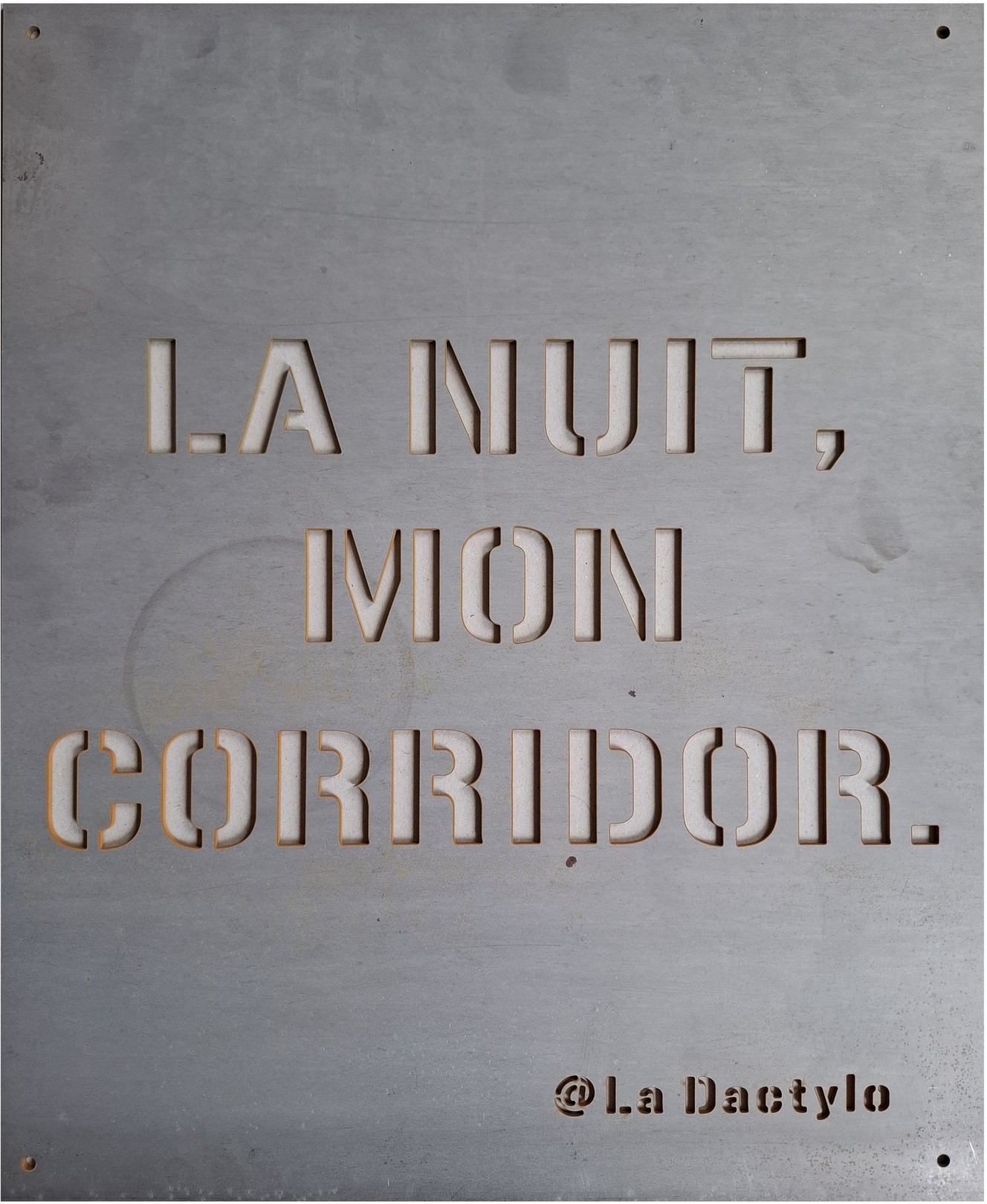 La Dactylo, La Nuit mon corridor La Dactylo, La Nuit mon corridor