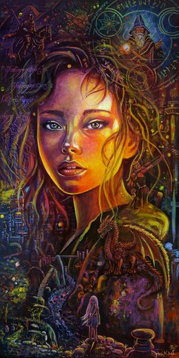 Peinture, Arwen, Sylvaine Merlet