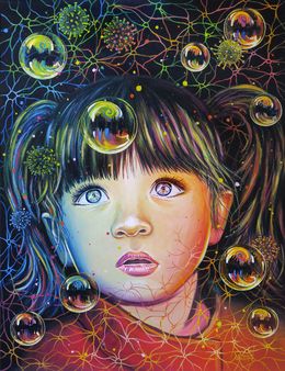 Peinture, Insouciance, Sylvaine Merlet
