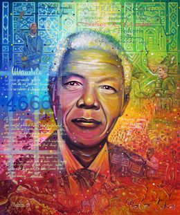 Peinture, Madiba, Sylvaine Merlet