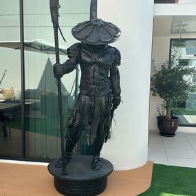 Sculpture, Samurai, Iwi Lahcen