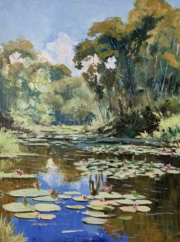 Peinture, Whispers of the Lily Pond, Schagen Vita
