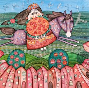 Gemälde, The Dream Flight, Armen Vahramyan