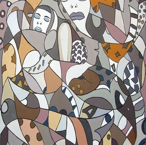 Gemälde, L'Affection, Henri Ichiza