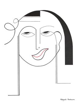 Dessin, Epure Féminine, Hildegarde Handsaeme