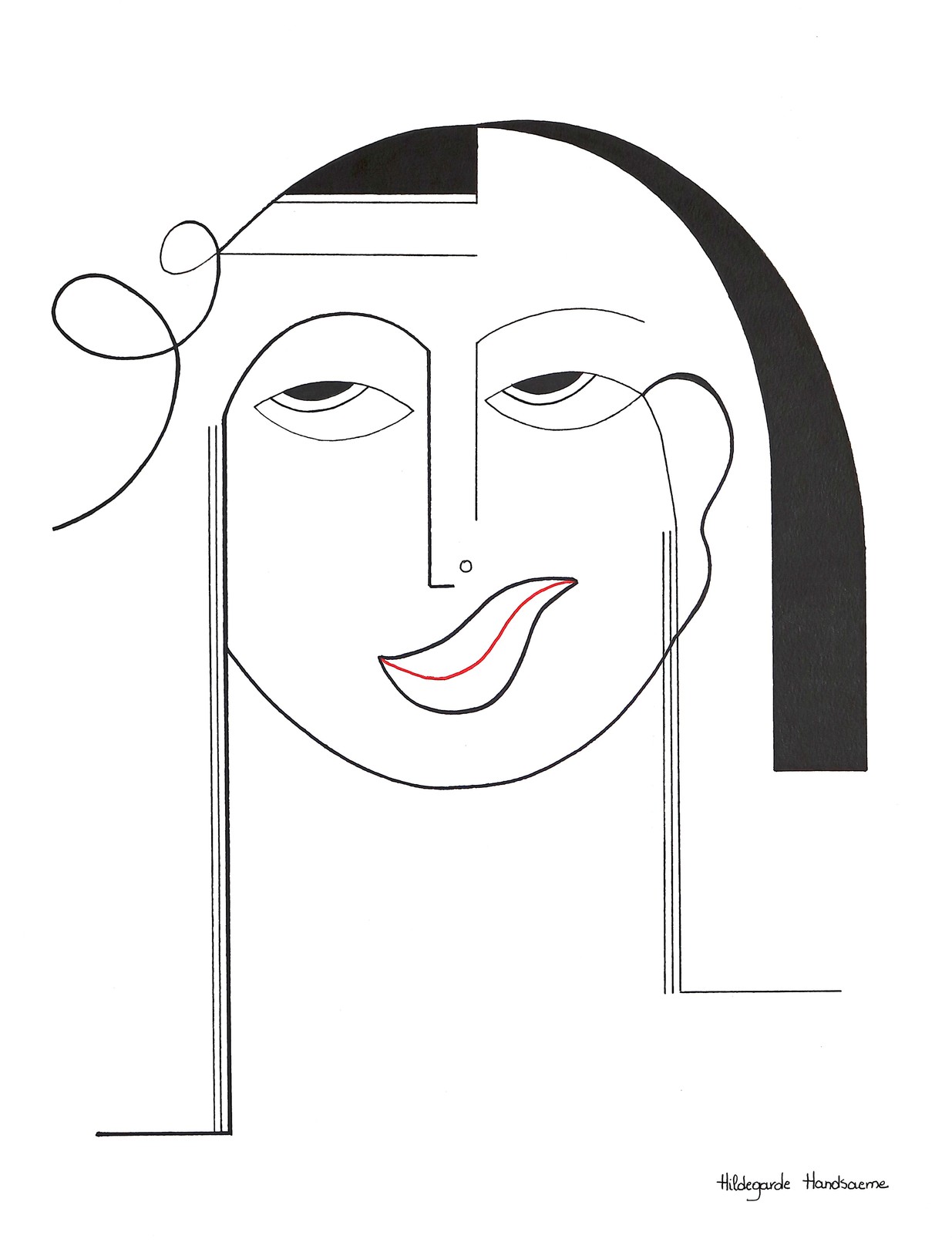 Hildegarde Handsaeme, Epure Féminine Hildegarde Handsaeme, Epure Féminine
