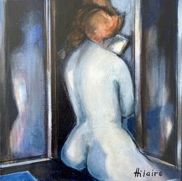 Painting, Miroir à trois faces, Camille Hilaire