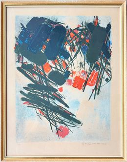 Print, Composition abstraite, Chu Teh-Chun
