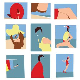 Édition, Set of 9. From the Series Why This Restlessness?, Casey Waterman