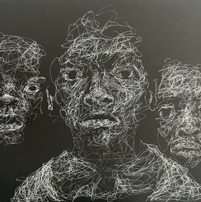 Painting, Un dos 3, Ayoka Zahir
