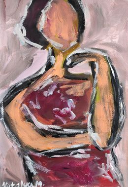 Painting, On my own path, Natalya Mougenot