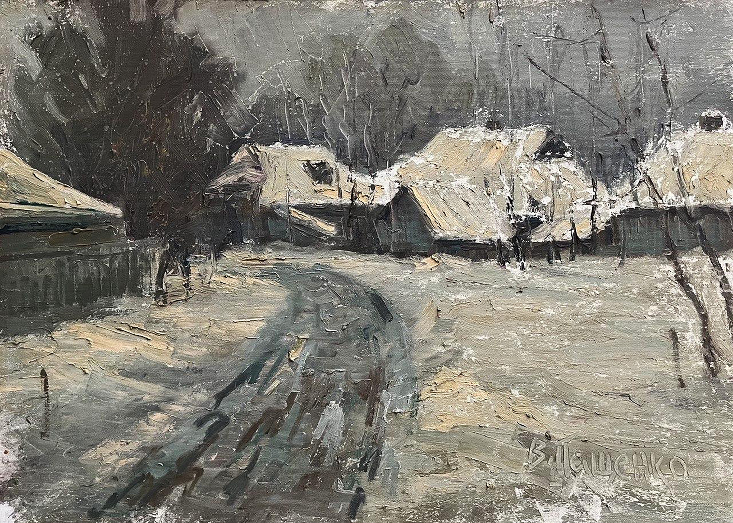 Volodymyr Pashchenko, Winter in the village Volodymyr Pashchenko, Winter in the village