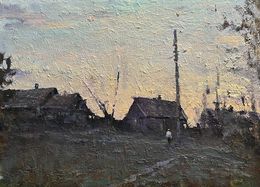 Pintura, Autumn in the village, Volodymyr Pashchenko
