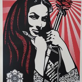Print, Revolutionary Woman With Brush, Shepard Fairey (Obey)