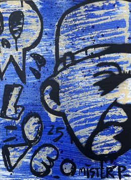 Peinture, Paper 40x30, Mister P