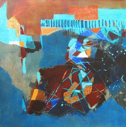Peinture, Parcelle du monde 1, Anne-Marie Mary