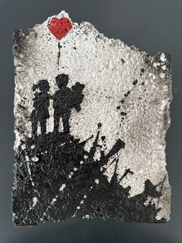 Sculpture, Brick Block Banksy Battlefield, Olivier DeGroote