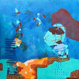 Peinture, Parcelle du monde 2, Anne-Marie Mary