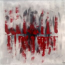 Painting, Carmin, Sandrine Hartmann