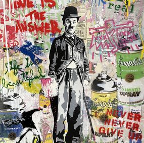 Peinture, Chaplin, Mr Brainwash