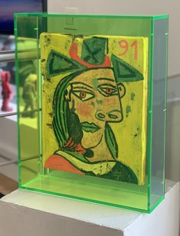 Painting, Woman with hat 91, Joris Ghilini