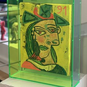Peinture, Woman with hat 91, Joris Ghilini