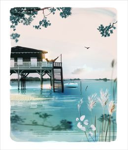 Print, La cabane du bassin - collection spéciale Grands Formats, Sophie Griotto