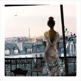 Print, Un balcon à Paris - collection spéciale Grands Formats, Sophie Griotto