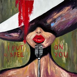 Painting, Black Jazz Diva: I Put a Spell on You, Kristina Mallen