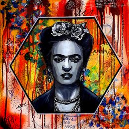Gemälde, Hexa Flowery Frida, Priscilla Vettese